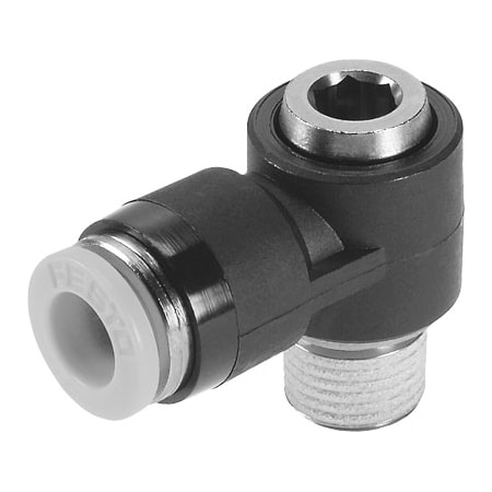 Festo Push-In L-Fitting QSLV-1/4-5/16-I-U QSLV-1/4-5/16-I-U